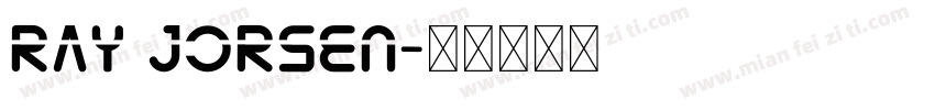 Ray jorsen字体转换